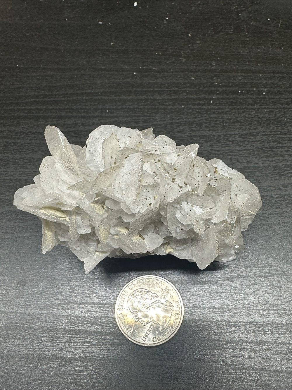 Calcite with Pyrite Raw Crystal